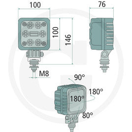 GRANIT Arbeitsscheinwerfer LED 70799218