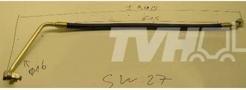 Nissan / UniCarriers Hydraulikschlauch Mit Armatur 69613-51K02 – Gabelstapler Ersatzteil