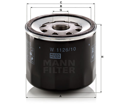 FILTER Ölfilter W1126/10 – Gabelstapler Ersatzteil
