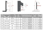 Gabelzinken FEM ISO 3A 1600 x 100 x 45 2