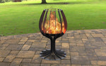Feuerschale Feuerstelle Lagerfeuer Feuerplatte Firepit Wein 6