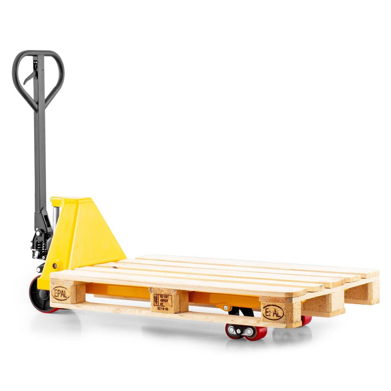Handhubwagen Gelb Hubwagen 2500 kg Gabellänge 1150mm Gabelhubwagen Rollen