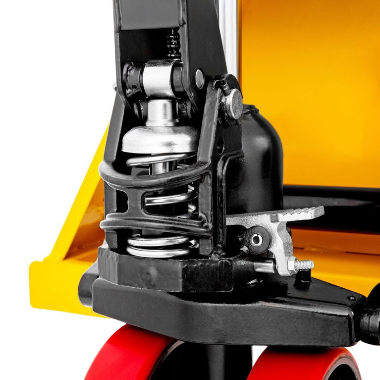 Handhubwagen Gelb Hubwagen 2500 kg Gabellänge 1150mm Gabelhubwagen Rollen