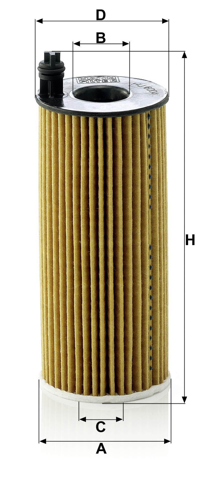 MANN-FILTER HU 6004 X Ölfilter – Ölfilter Satz mit Dichtung / Dichtungssatz – Für PKW