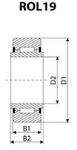 JUNGHEINRICH MASTROLLE 27816500 89,9 x 40 2
