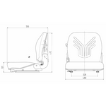 Grammer B12 Sitz 100BC2776 2