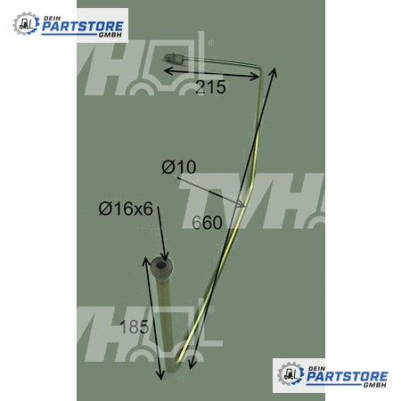Daewoo Tube As-R.H.(Lower) A136498