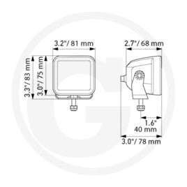 HELLA LED Cube 3.2" Nahfeld 11409889