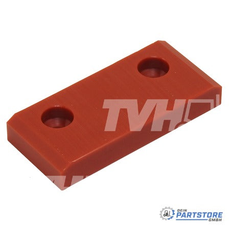 JCB GABELVERSCHLEISSSCHUTZ - FLACHER BLOCK - KUNSTSTOFF - 100 MM (L) - 45 MM (W) - 15 MM (H) 33113335