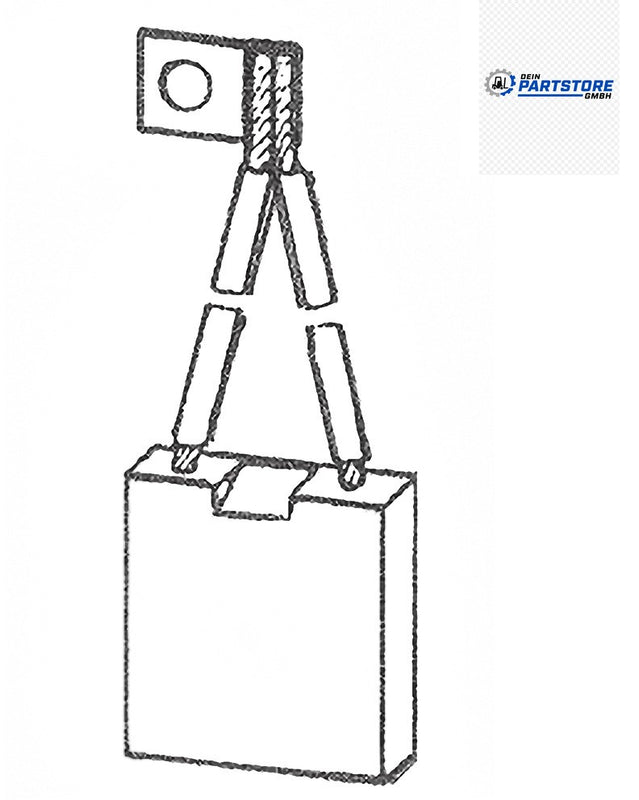 STEINBOCK ca-m-079 Kohlebürste 6x28x30,5mm Gabelstapler Ersatzteil