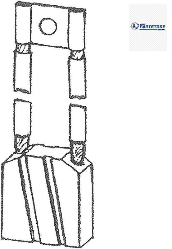 STEINBOCK C843 Kohlebürste 10x25x28,5mm Gabelstapler Ersatzteil