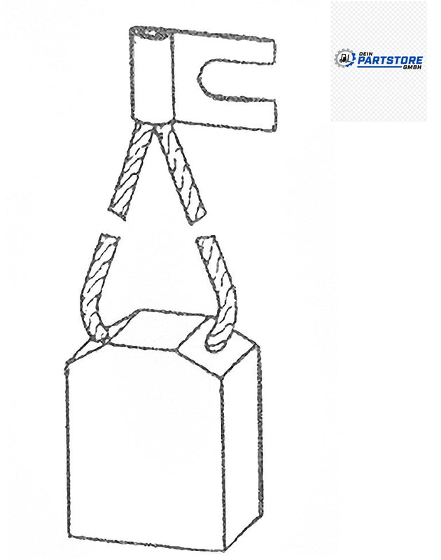 STEINBOCK 250619 Kohlebürste 16x25x32mm Gabelstapler Ersatzteil