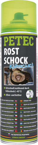 PETEC Rostschock Kälteschock Spray - 500 ml – Gabelstapler Ersatzteil