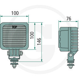 GRANIT Arbeitsscheinwerfer LED  7070010037