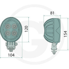 GRANIT Arbeitsscheinwerfer LED 7070010251