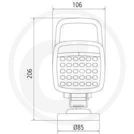 GRANIT Arbeitsscheinwerfer LED 7070010293