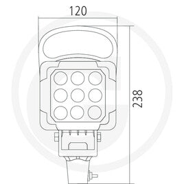 GRANIT Arbeitsscheinwerfer LED 7070010296