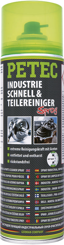 PETEC Industrie-, Schnell-& Teilereiniger Spray - 500 ml