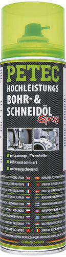 PETEC Hochleistungs Bohr- & Schneidöl Spray - 500 ml – Gabelstapler Ersatzteil