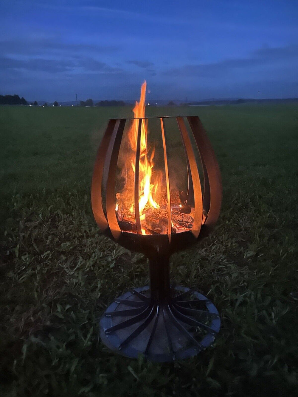 Feuerschale Feuerstelle Lagerfeuer Feuerplatte Firepit Wein