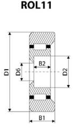 JUNGHEINRICH MASTROLLE 50043718  91,7 x 40