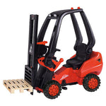 Kindergabelstapler BIG Linde Forklift Tretfahrzeug Spielzeug Kinder 4